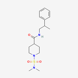 1-[(dimethylamino)sulfonyl]-N-(2-phenylpropyl)-4-piperidinecarboxamide