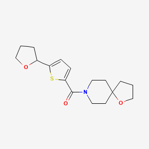 8-{[5-(tetrahydro-2-furanyl)-2-thienyl]carbonyl}-1-oxa-8-azaspiro[4.5]decane