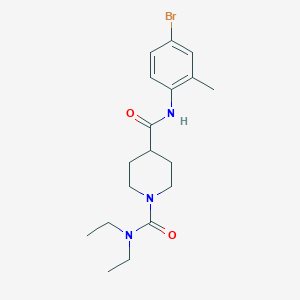 N~4~-(4-bromo-2-methylphenyl)-N~1~,N~1~-diethylpiperidine-1,4-dicarboxamide