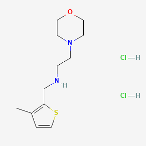 N-[(3-methyl-2-thienyl)methyl]-2-(4-morpholinyl)ethanamine dihydrochloride