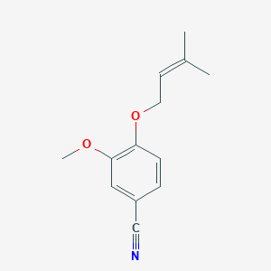 3-Methoxy-4-(3-methylbut-2-enoxy)benzonitrile