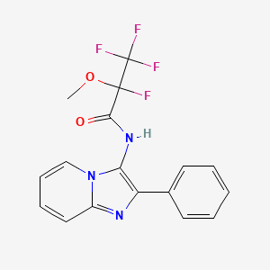 2,3,3,3-tetrafluoro-2-methoxy-N-(2-phenylimidazo[1,2-a]pyridin-3-yl)propanamide