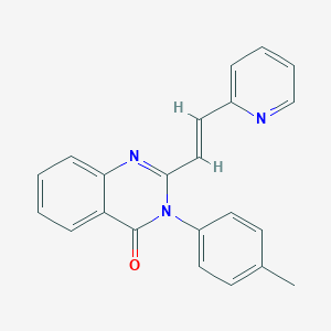 3-(4-methylphenyl)-2-[(E)-2-pyridin-2-ylethenyl]quinazolin-4-one