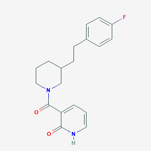 molecular formula C19H21FN2O2 B5393817 3-({3-[2-(4-fluorophenyl)ethyl]-1-piperidinyl}carbonyl)-2-pyridinol 