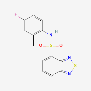 N-(4-fluoro-2-methylphenyl)-2,1,3-benzothiadiazole-4-sulfonamide