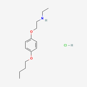 molecular formula C14H24ClNO2 B5394186 2-(4-butoxyphenoxy)-N-ethylethanamine;hydrochloride 