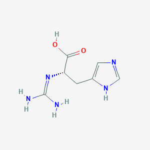 B053942 (S)-2-Guanidino-3-(1H-imidazol-4-yl)propanoic acid CAS No. 114460-37-6