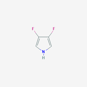 molecular formula C4H3F2N B053943 3,4-difluoro-1H-pyrrole CAS No. 120047-51-0