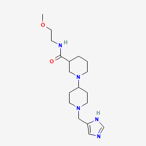 1'-(1H-imidazol-4-ylmethyl)-N-(2-methoxyethyl)-1,4'-bipiperidine-3-carboxamide