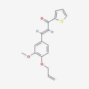 3-[4-(allyloxy)-3-methoxyphenyl]-1-(2-thienyl)-2-propen-1-one