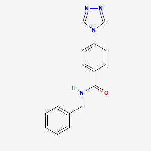 N-benzyl-4-(4H-1,2,4-triazol-4-yl)benzamide