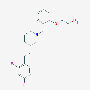 2-[2-({3-[2-(2,4-difluorophenyl)ethyl]-1-piperidinyl}methyl)phenoxy]ethanol