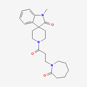 1-methyl-1'-[3-(2-oxoazepan-1-yl)propanoyl]spiro[indole-3,4'-piperidin]-2(1H)-one