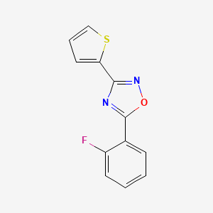 5-(2-fluorophenyl)-3-(2-thienyl)-1,2,4-oxadiazole