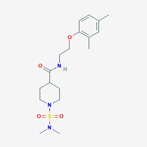 1-[(dimethylamino)sulfonyl]-N-[2-(2,4-dimethylphenoxy)ethyl]-4-piperidinecarboxamide