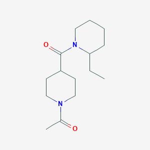 1-[(1-acetyl-4-piperidinyl)carbonyl]-2-ethylpiperidine