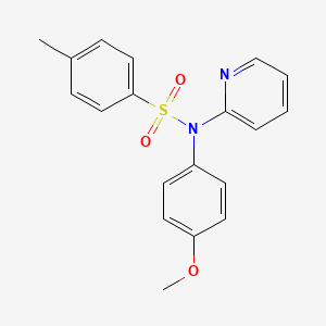 N-(4-methoxyphenyl)-4-methyl-N-2-pyridinylbenzenesulfonamide