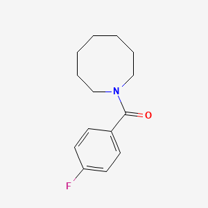 molecular formula C14H18FNO B5395370 1-(4-fluorobenzoyl)azocane 