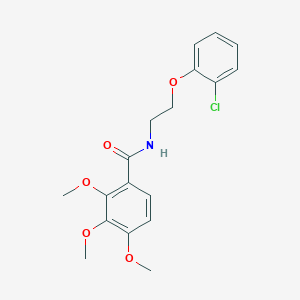 N-[2-(2-chlorophenoxy)ethyl]-2,3,4-trimethoxybenzamide