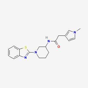 molecular formula C19H22N4OS B5395451 N-[1-(1,3-benzothiazol-2-yl)-3-piperidinyl]-2-(1-methyl-1H-pyrrol-3-yl)acetamide 