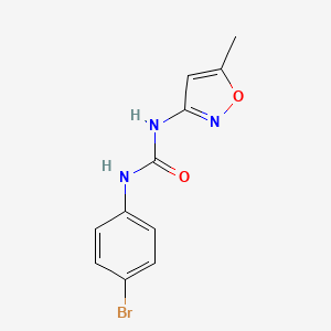 molecular formula C11H10BrN3O2 B5395510 N-(4-bromophenyl)-N'-(5-methyl-3-isoxazolyl)urea CAS No. 55807-86-8