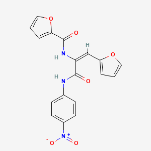 N-(2-(2-furyl)-1-{[(4-nitrophenyl)amino]carbonyl}vinyl)-2-furamide