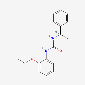 molecular formula C17H20N2O2 B5395612 N-(2-ethoxyphenyl)-N'-(1-phenylethyl)urea 