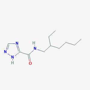 molecular formula C11H20N4O B5395898 N-(2-ethylhexyl)-1H-1,2,4-triazole-3-carboxamide 