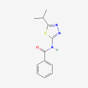 N-(5-isopropyl-1,3,4-thiadiazol-2-yl)benzamide