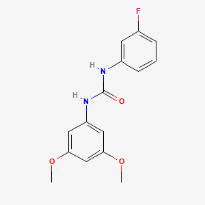 molecular formula C15H15FN2O3 B5395926 N-(3,5-dimethoxyphenyl)-N'-(3-fluorophenyl)urea 