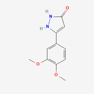 3-(3,4-dimethoxyphenyl)-1H-pyrazol-5-ol