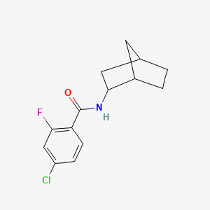 N-bicyclo[2.2.1]hept-2-yl-4-chloro-2-fluorobenzamide