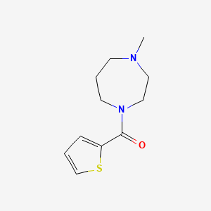 molecular formula C11H16N2OS B5396239 1-methyl-4-(2-thienylcarbonyl)-1,4-diazepane 