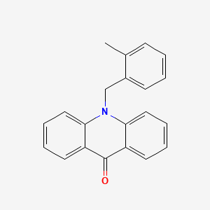 molecular formula C21H17NO B5396257 10-(2-methylbenzyl)-9(10H)-acridinone CAS No. 425646-81-7