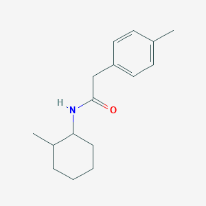 molecular formula C16H23NO B5396322 N-(2-methylcyclohexyl)-2-(4-methylphenyl)acetamide 