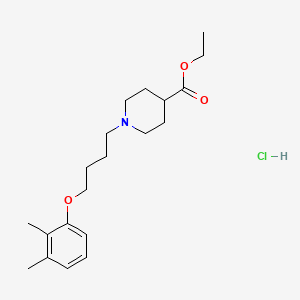 molecular formula C20H32ClNO3 B5396335 ethyl 1-[4-(2,3-dimethylphenoxy)butyl]-4-piperidinecarboxylate hydrochloride 