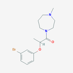 1-[2-(3-bromophenoxy)propanoyl]-4-methyl-1,4-diazepane