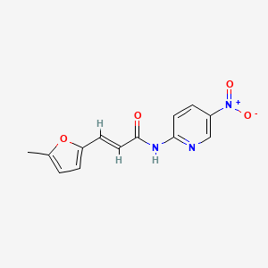 3-(5-methyl-2-furyl)-N-(5-nitro-2-pyridinyl)acrylamide