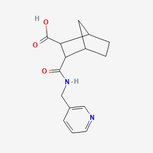 3-{[(3-pyridinylmethyl)amino]carbonyl}bicyclo[2.2.1]heptane-2-carboxylic acid