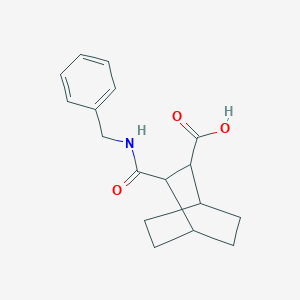 3-[(benzylamino)carbonyl]bicyclo[2.2.2]octane-2-carboxylic acid