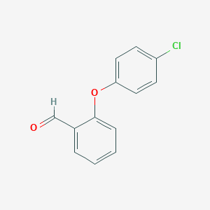 molecular formula C13H9ClO2 B053968 2-(4-Chlorophenoxy)benzaldehyde CAS No. 111826-11-0