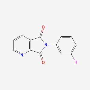 molecular formula C13H7IN2O2 B5396802 6-(3-iodophenyl)-5H-pyrrolo[3,4-b]pyridine-5,7(6H)-dione 