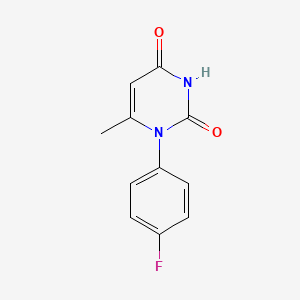 molecular formula C11H9FN2O2 B5396922 1-(4-fluorophenyl)-6-methyl-2,4(1H,3H)-pyrimidinedione 