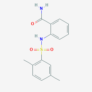 2-{[(2,5-dimethylphenyl)sulfonyl]amino}benzamide