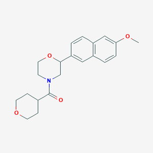 2-(6-methoxy-2-naphthyl)-4-(tetrahydro-2H-pyran-4-ylcarbonyl)morpholine