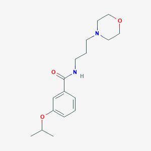 3-isopropoxy-N-[3-(4-morpholinyl)propyl]benzamide