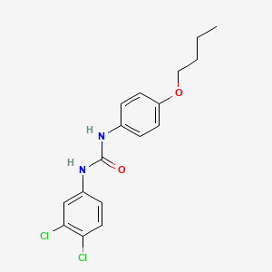 molecular formula C17H18Cl2N2O2 B5396990 N-(4-butoxyphenyl)-N'-(3,4-dichlorophenyl)urea 