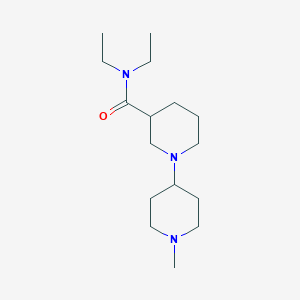 molecular formula C16H31N3O B5396994 N,N-diethyl-1'-methyl-1,4'-bipiperidine-3-carboxamide 