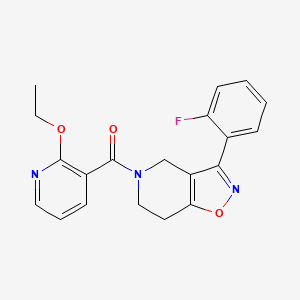 5-[(2-ethoxypyridin-3-yl)carbonyl]-3-(2-fluorophenyl)-4,5,6,7-tetrahydroisoxazolo[4,5-c]pyridine