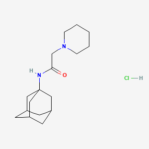 molecular formula C17H29ClN2O B5397183 N-1-adamantyl-2-(1-piperidinyl)acetamide hydrochloride CAS No. 25517-06-0